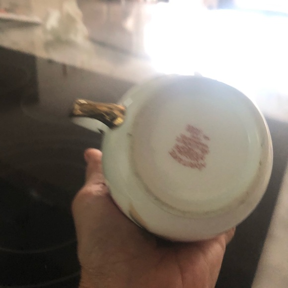 Noritake hand painted creamer and plate - Picture 5 of 11